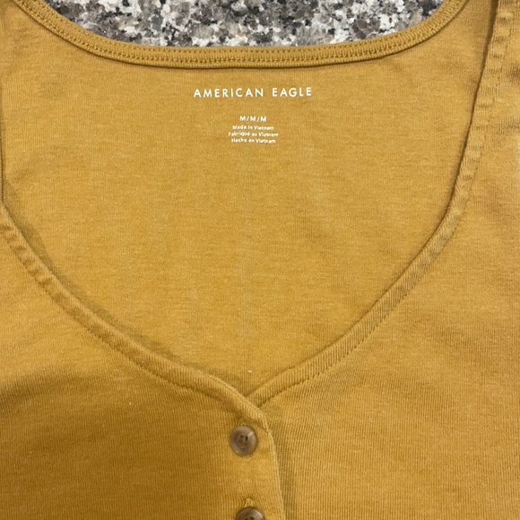 American Eagle Button Down Tank Top - Picture 2 of 3